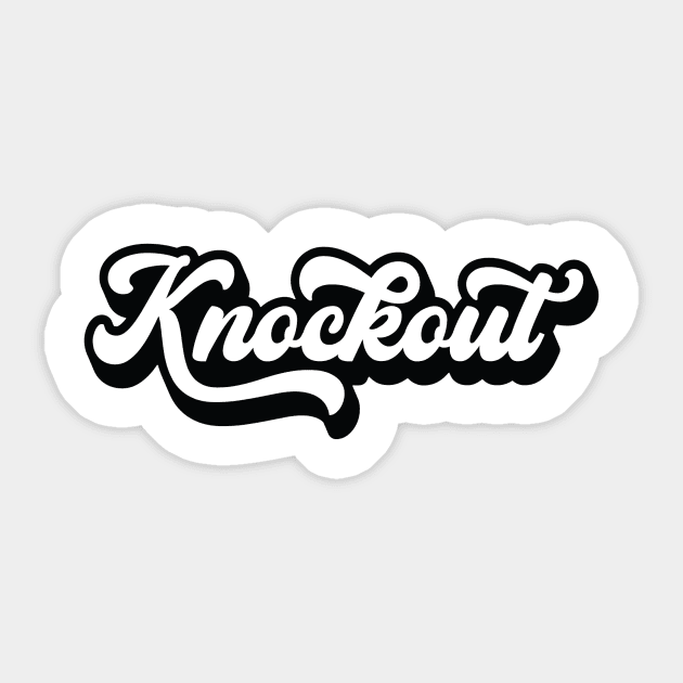 KNOCKOUT CLASSIC Sticker by KNOCKOUT FIGHT WEAR